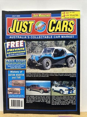 Just World Cars July 2000 Issue 53 Magazine In Good Condition