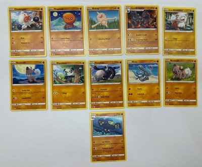 11 X Pokemon Fighting Trading Cards Collection Random Years & Series GC 8778-91