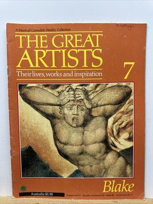 The Great Artists No.7 Blake Magazine In Good Condition