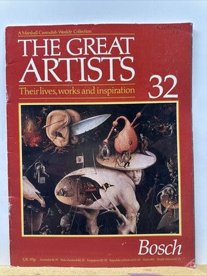 The Great Artists No.32 Bosch Magazine In OK Condition