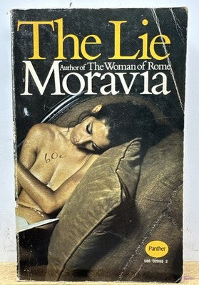 The Lie - Moravia Novel In OK Condition Yellowing / Creases