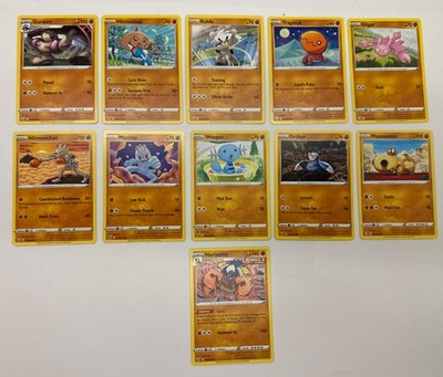 11 X Pokemon Fighting Trading Cards Collection Random Years & Series GC 8778-97