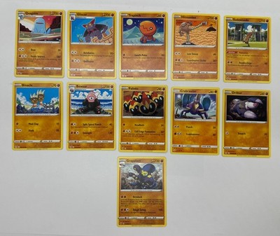 11 X Pokemon Fighting Trading Cards Collection Random Years & Series GC 8778-103
