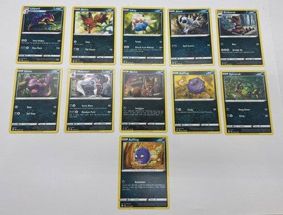 11 X Pokemon Dark Trading Cards Collection Random Years & Series GC 8778-82