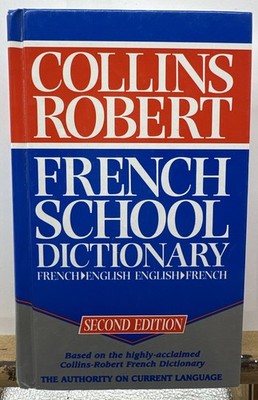 French School Dictionary : Collins Robert Book In Good Condition