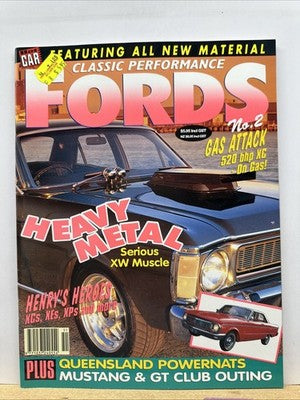 Classic Performance Fords No.2 Magazine In Good Condition