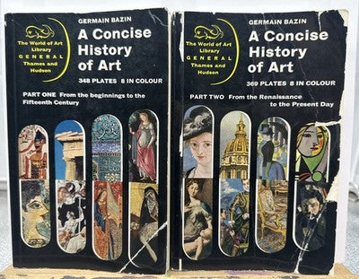 A Concise History OF Art Part One And Two Book In OK Condition Creases