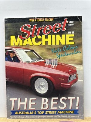 Street Machine June 1986 Magazine In OK Condition