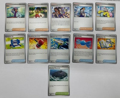 11 X Pokemon Training Trading Cards Collection Random Years & Series GC 8778-51