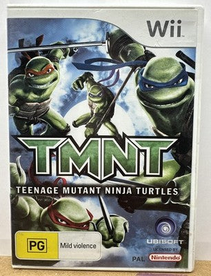 TMNT Teenage Mutant Ninja Turtles Nintendo Wii In Good Condition -10363