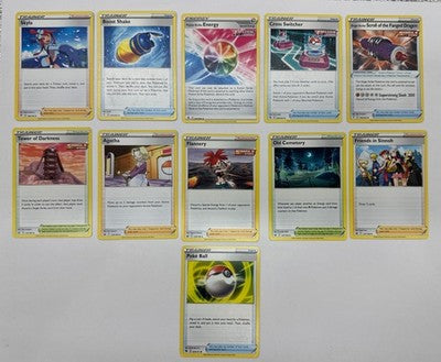 11 X Pokemon Training Trading Cards Collection Random Years & Series GC 8778-45