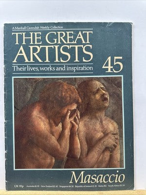 The Great Artists No.45 Masaccio Magazine In OK Condition