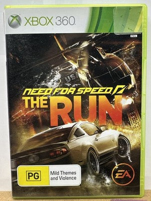 Need For Speed The Run PAL Xbox 360 Incomplete In Good Codnition 9823