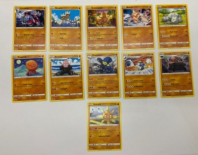 11 X Pokemon Fighting Trading Cards Collection Random Years & Series GC 8778-100