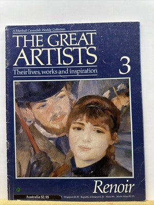 The Great Artists No.3 Renoir Magazine In OK Condition