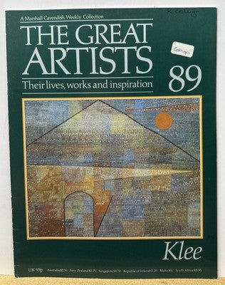 The Great Artists No.89 Klee Magazine In Good Condition