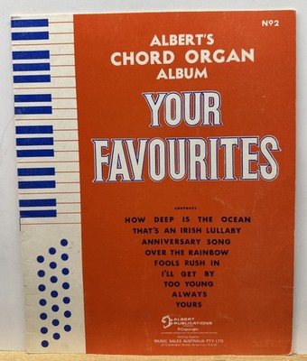 Albert's Chord Organ Album Number 2 Your Favourites Music In Good Condition