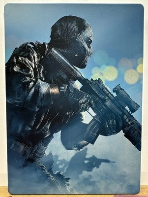 Call of Duty Ghosts Steel Case PAL Xbox 360 Incomplete In Good Codnition 9820