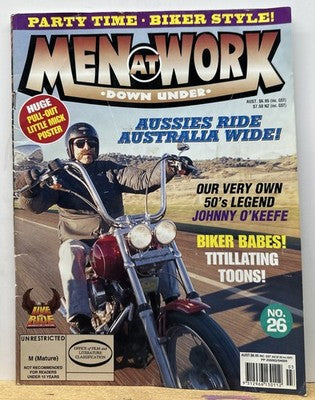 Men At Work Down Under No.26 Magazine In OK Condition