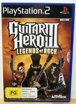 Guitar Hero 3 Legends Of Rock Play Station 2 / PS2 Complete In Good Condit 10383