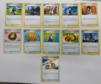 11 X Pokemon Training Trading Cards Collection Random Years & Series GC 8778-47