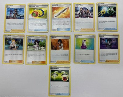 11 X Pokemon Training Trading Cards Collection Random Years & Series GC 8778-39