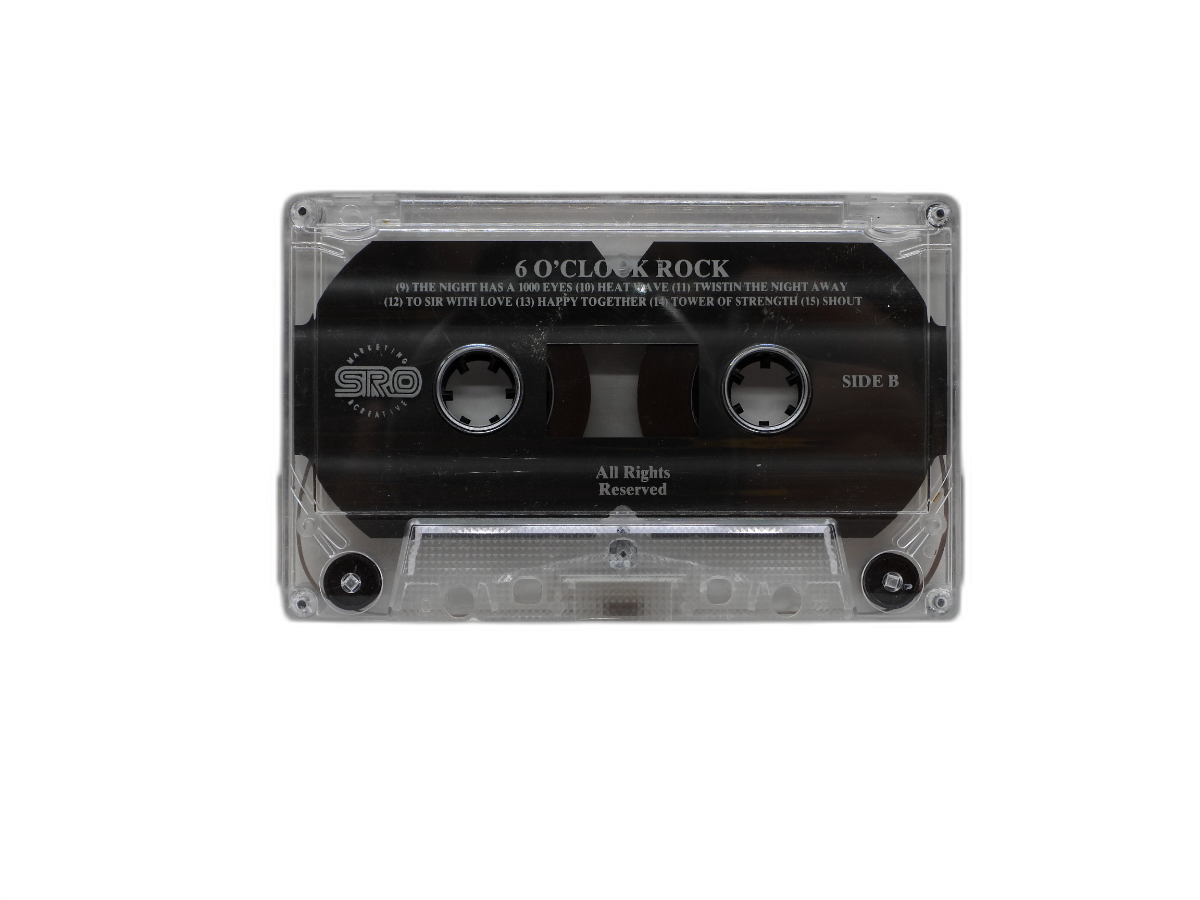 6 O'clock Rock Music Cassette Tape Sro Marketing Creative