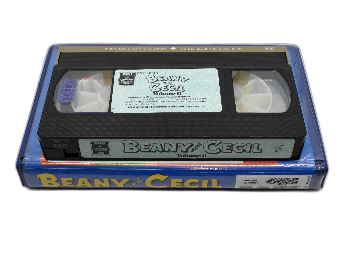 Beany and Cecil Volume Ii Vhs Tape Rca Columbia Pictures