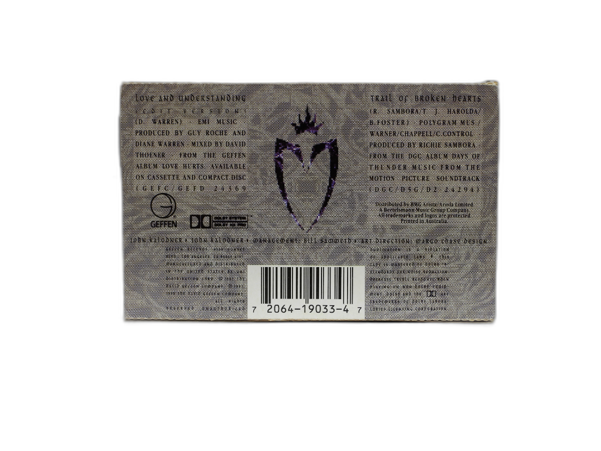 Cher Love and Understanding Cassette Single 1991 Geffen