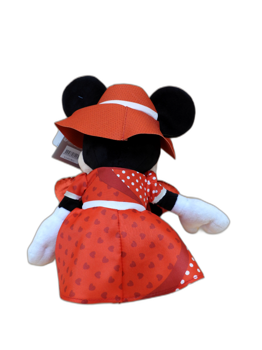 Disney Minnie Mouse Plush Doll Red Dress and Hat
