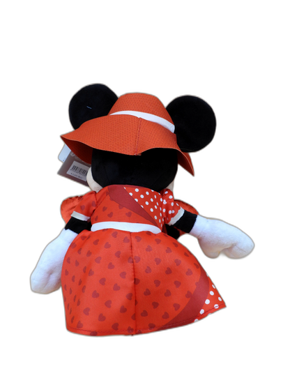 Disney Minnie Mouse Plush Doll Red Dress and Hat