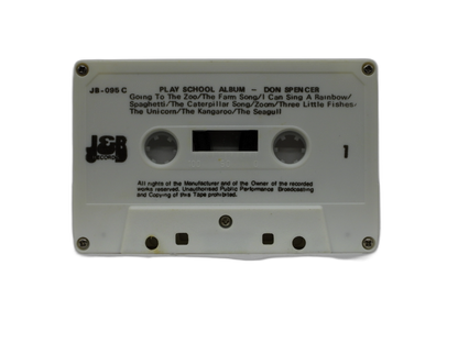 Don Spencer Play School Children's Music Cassette Tape J&b Records
