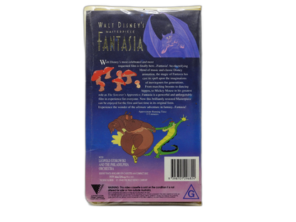 Walt Disney Fantasia Vhs Tape