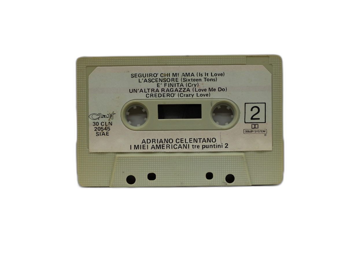 I Miei Americani Tre Puntini 2 Adriano Celentano Music Cassette Clan