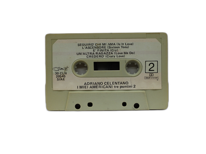I Miei Americani Tre Puntini 2 Adriano Celentano Music Cassette Clan