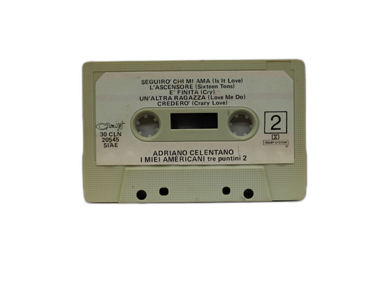I Miei Americani Tre Puntini 2 Adriano Celentano Music Cassette Clan