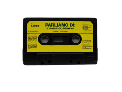 Parliamo Di Il Linguaggio Dei Menu' Italian Audio Cassette Fabbri Editori