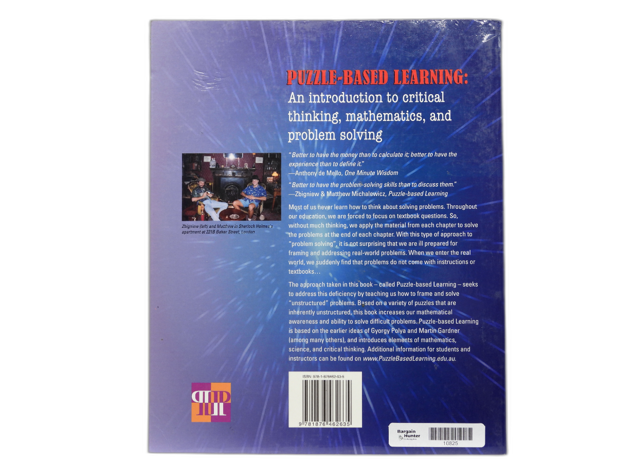 Puzzle Based Learning Critical Thinking Mathematics and Problem Solving
