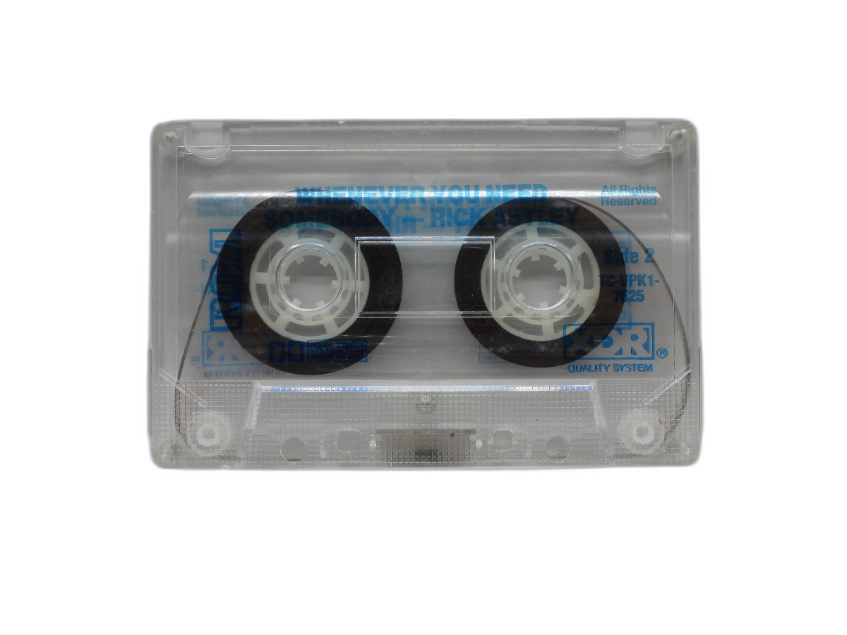 Rick Astley Whenever You Need Somebody Cassette Tape