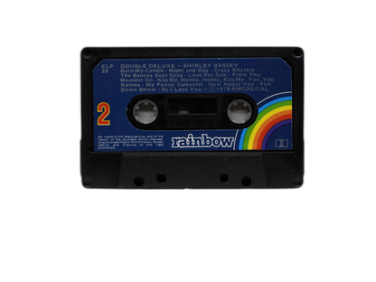 Shirley Bassey Double Deluxe Music Cassette Rainbow