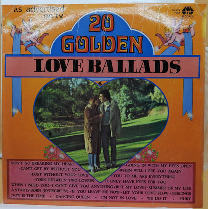 20 Golden Love Ballads Vinyl Record Ems Tv 7068 Ems Records