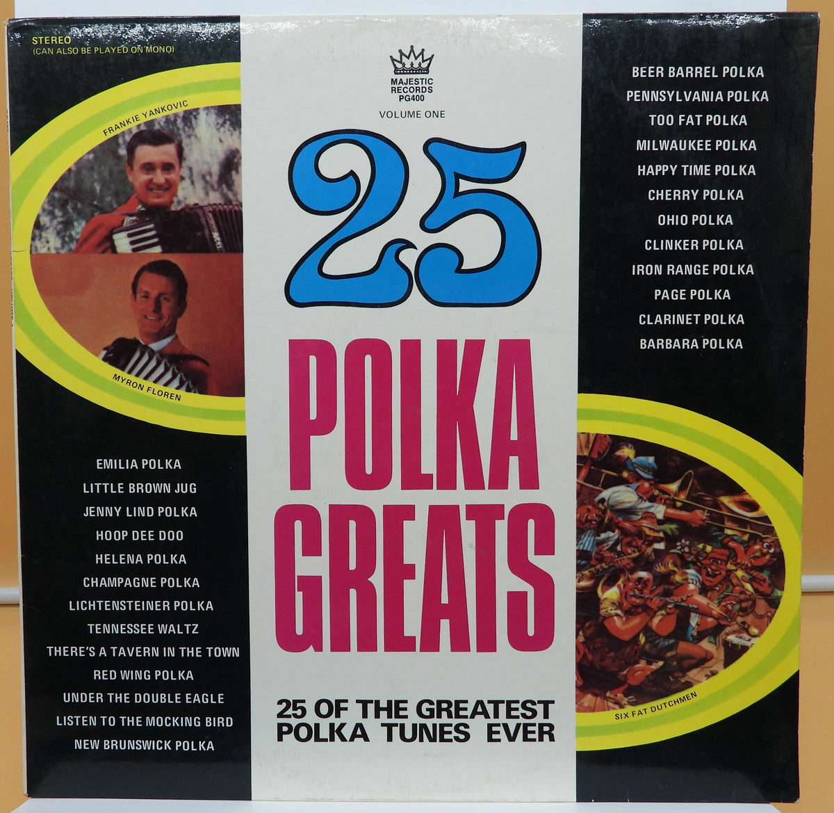 25 Polka Greats Vinyl Record Pg400 Majestic Records