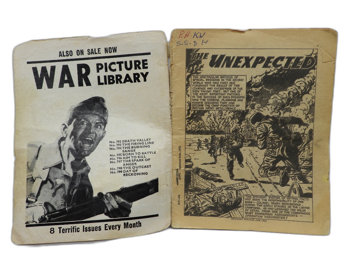 Fleetway Library Battle Picture Library No. 672 the Unexpected War Comic