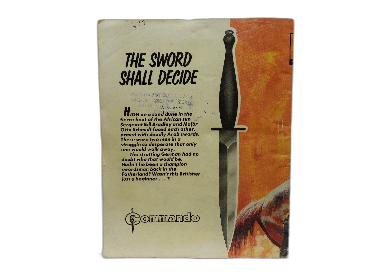 Commando Comic No. 1283 the Sword Shall Decide