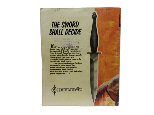 Commando Comic No. 1283 the Sword Shall Decide