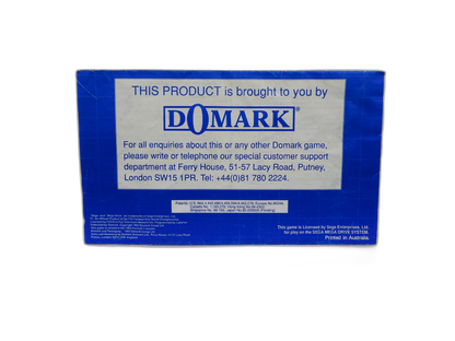 F1 Instruction Manual Sega Mega Drive Domark