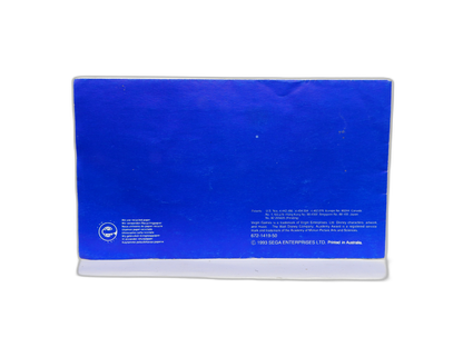 Disney's Aladdin Sega Game Gear Instruction Manual