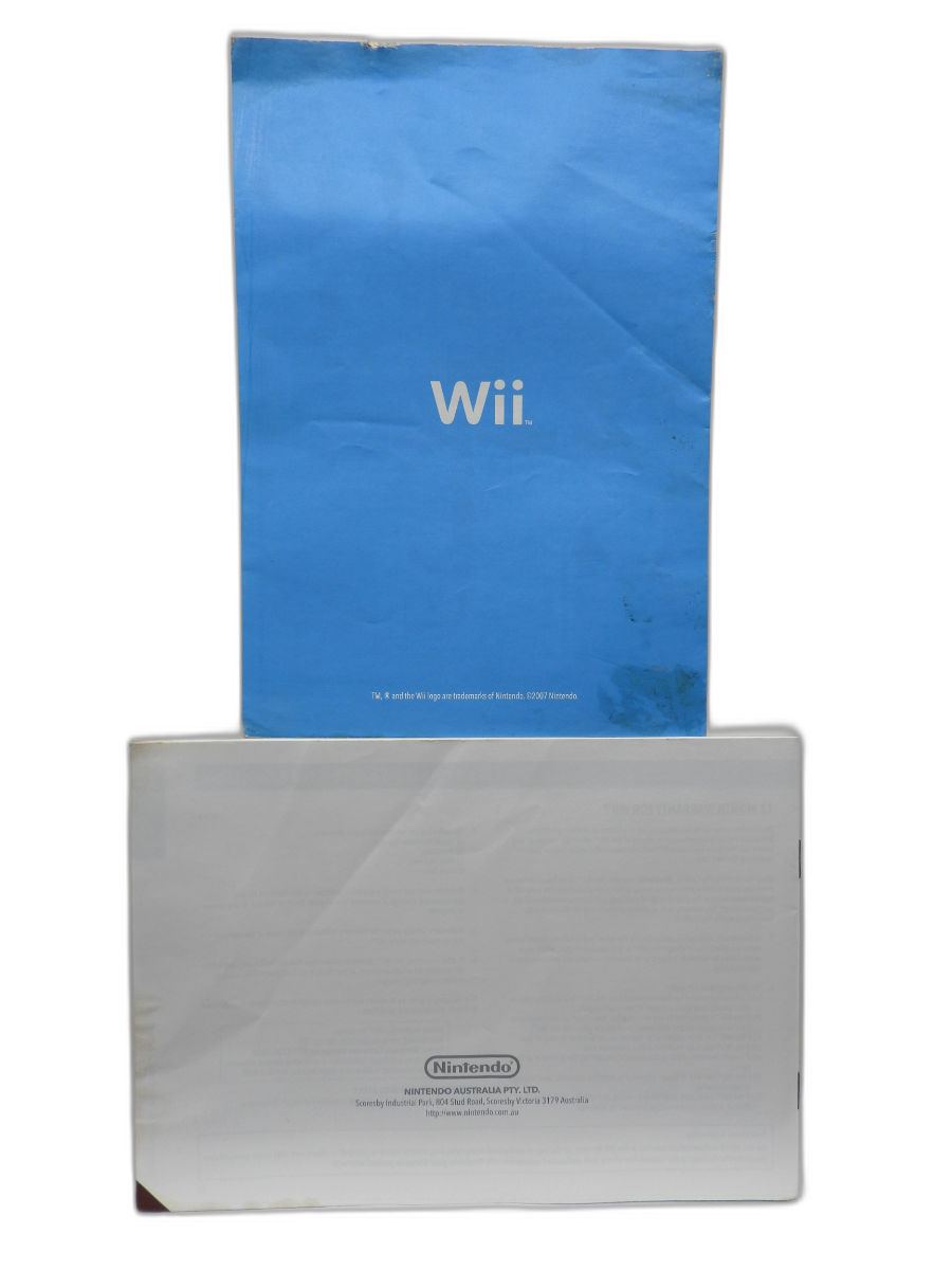 Nintendo Wii Console Operations Manual Game