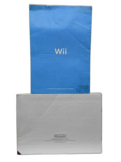 Nintendo Wii Console Operations Manual Game