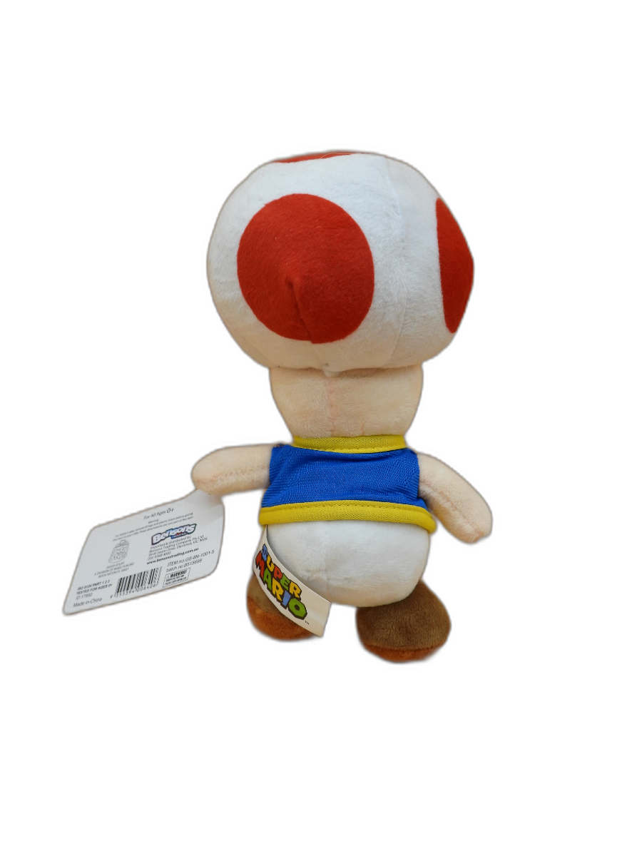Super Mario Toad Plush Toy Benson's